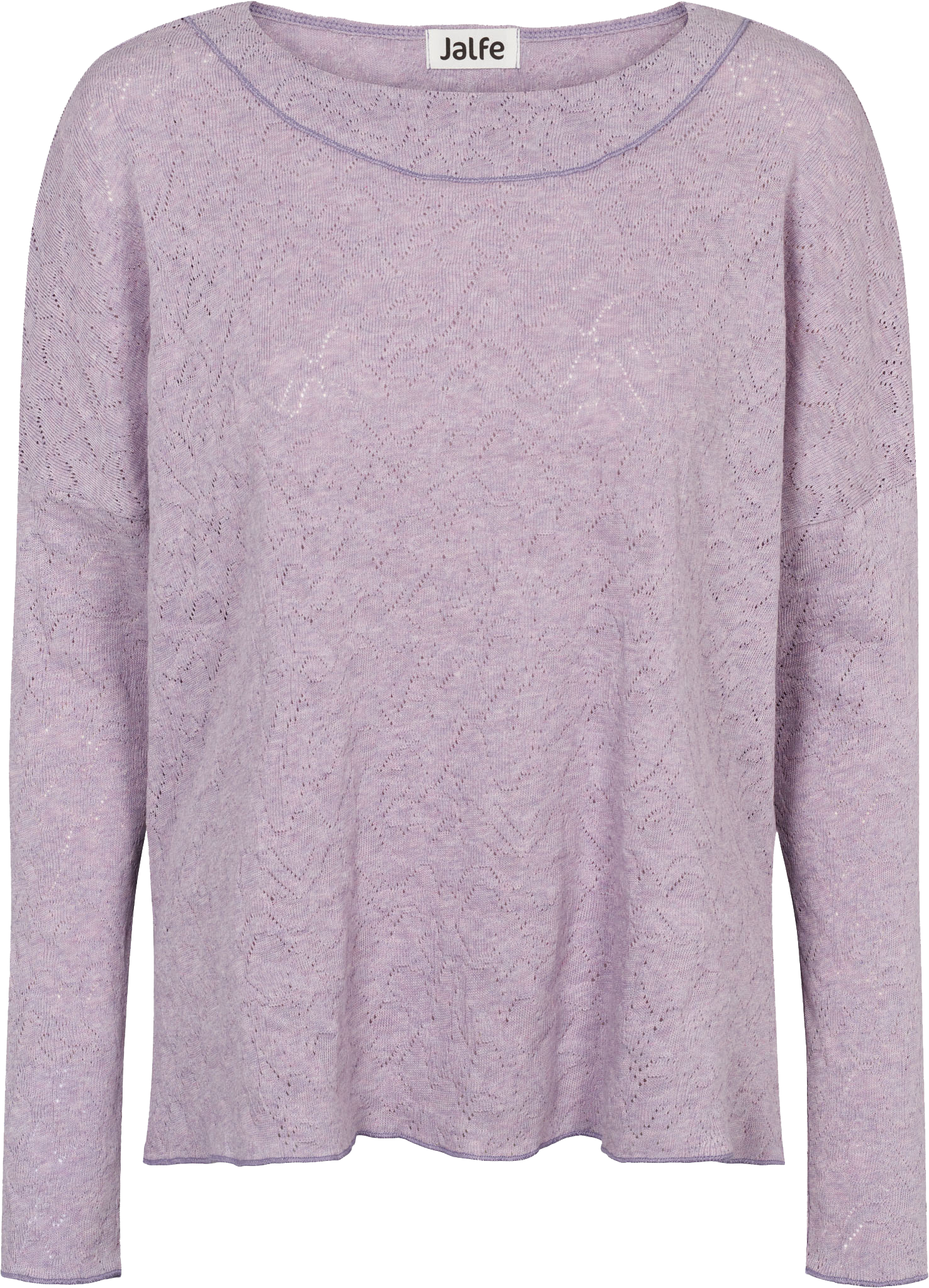 Oversize pullover jacquard organic cotton